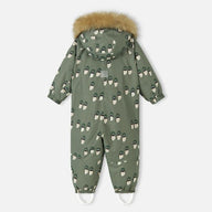 Toddler Snowsuit - Reima Lappi Waterproof Snowsuit, Greyish Green