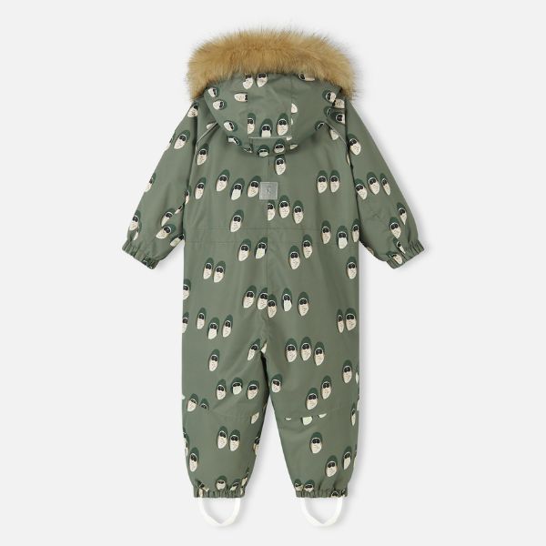 Toddler Snowsuit - Reima Lappi Waterproof Snowsuit, Greyish Green