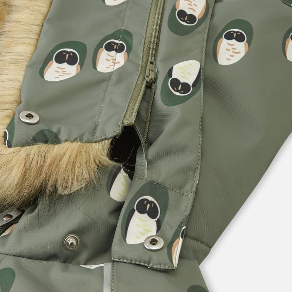 Toddler Snowsuit - Reima Lappi Waterproof Snowsuit, Greyish Green