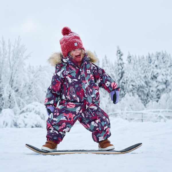Toddler Snowsuit - Reima Lappi Waterproof Snowsuit, Deep Purple