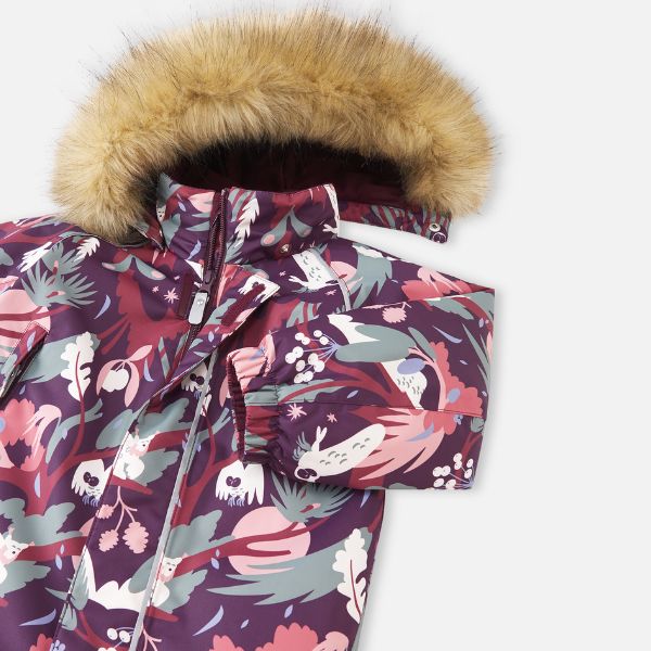 Toddler Snowsuit - Reima Lappi Waterproof Snowsuit, Deep Purple