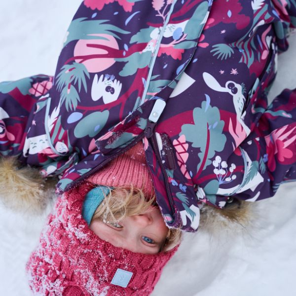 Toddler Snowsuit - Reima Lappi Waterproof Snowsuit, Deep Purple