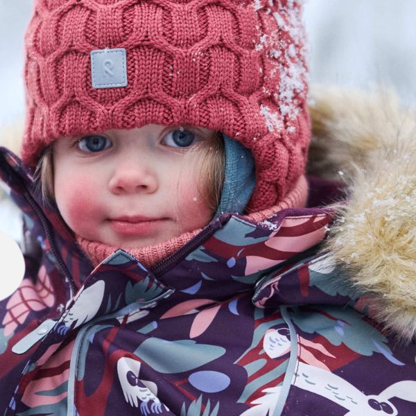 Toddler Snowsuit - Reima Lappi Waterproof Snowsuit, Deep Purple