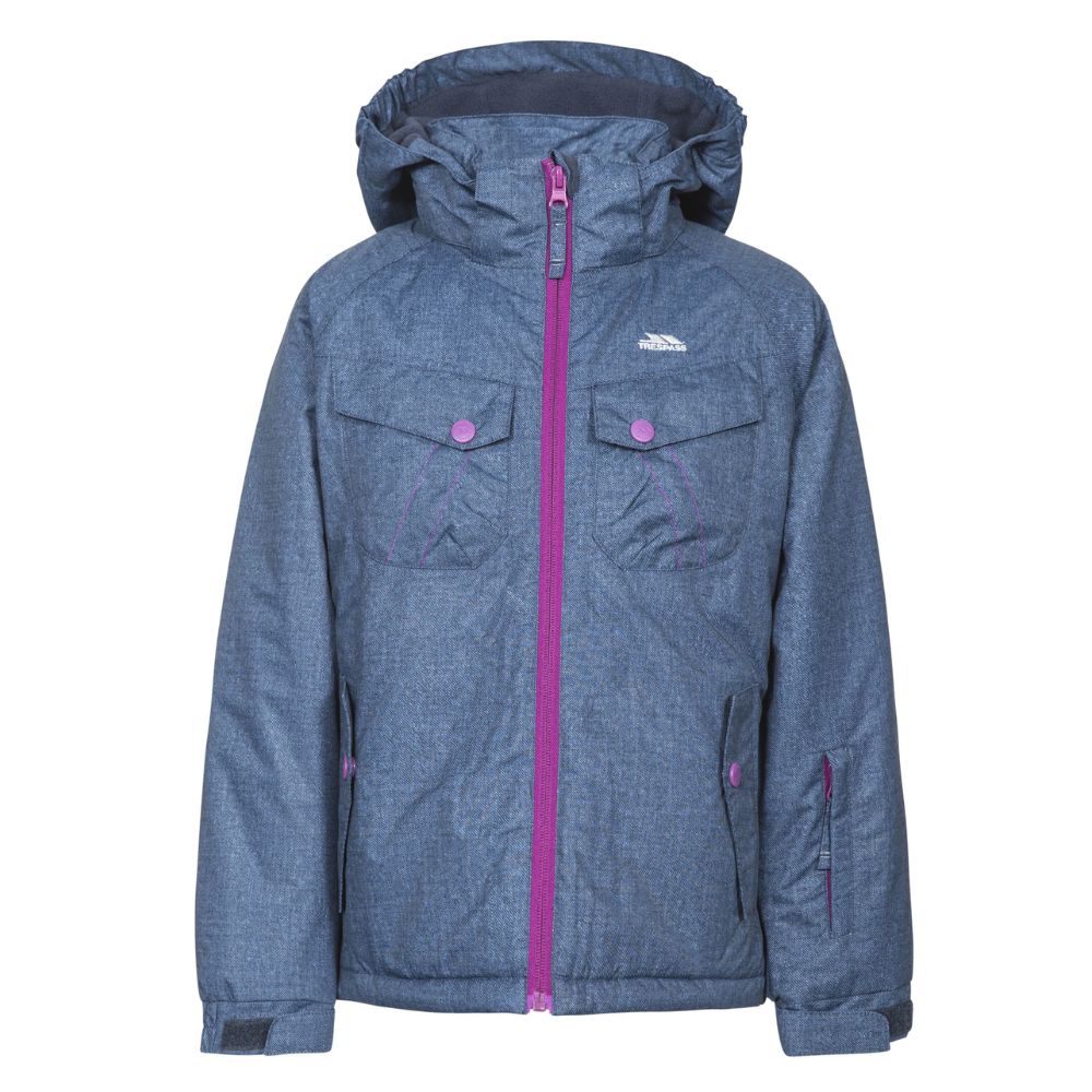 Trespass Backspin Girls Ski Jacket Kids Skiing Jacket Girls Ski