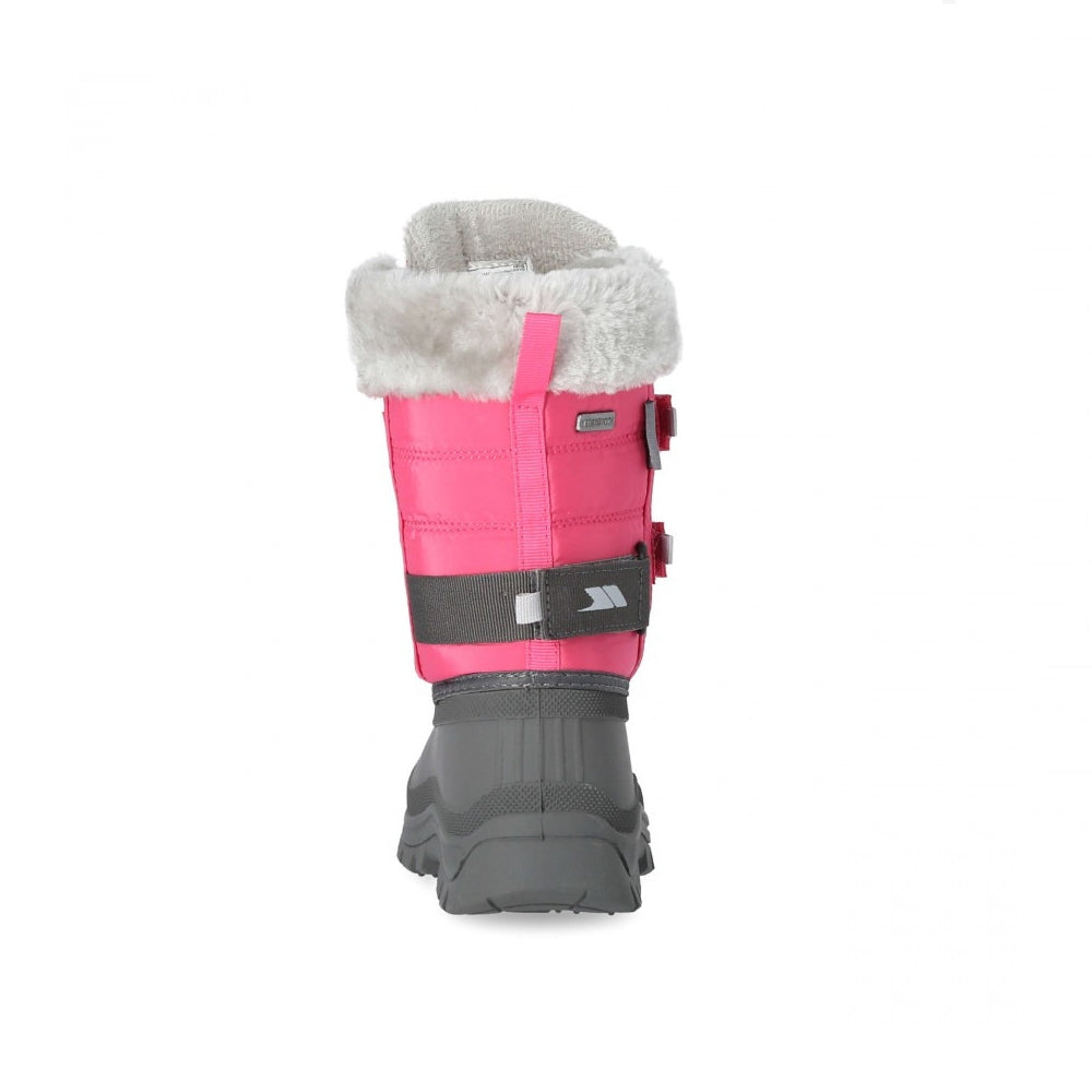 Trespass Stroma Girls Snow Boots, Pink Lady