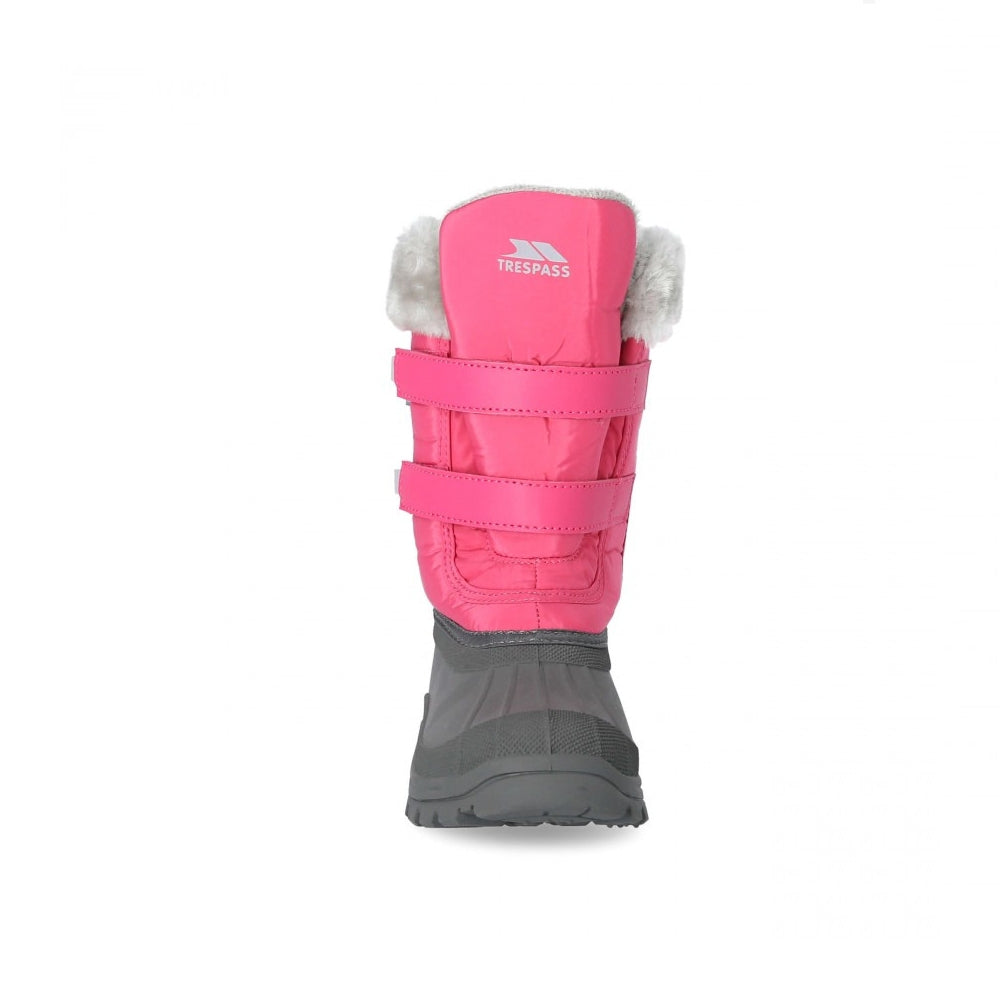 Trespass Stroma Girls Snow Boots, Pink Lady