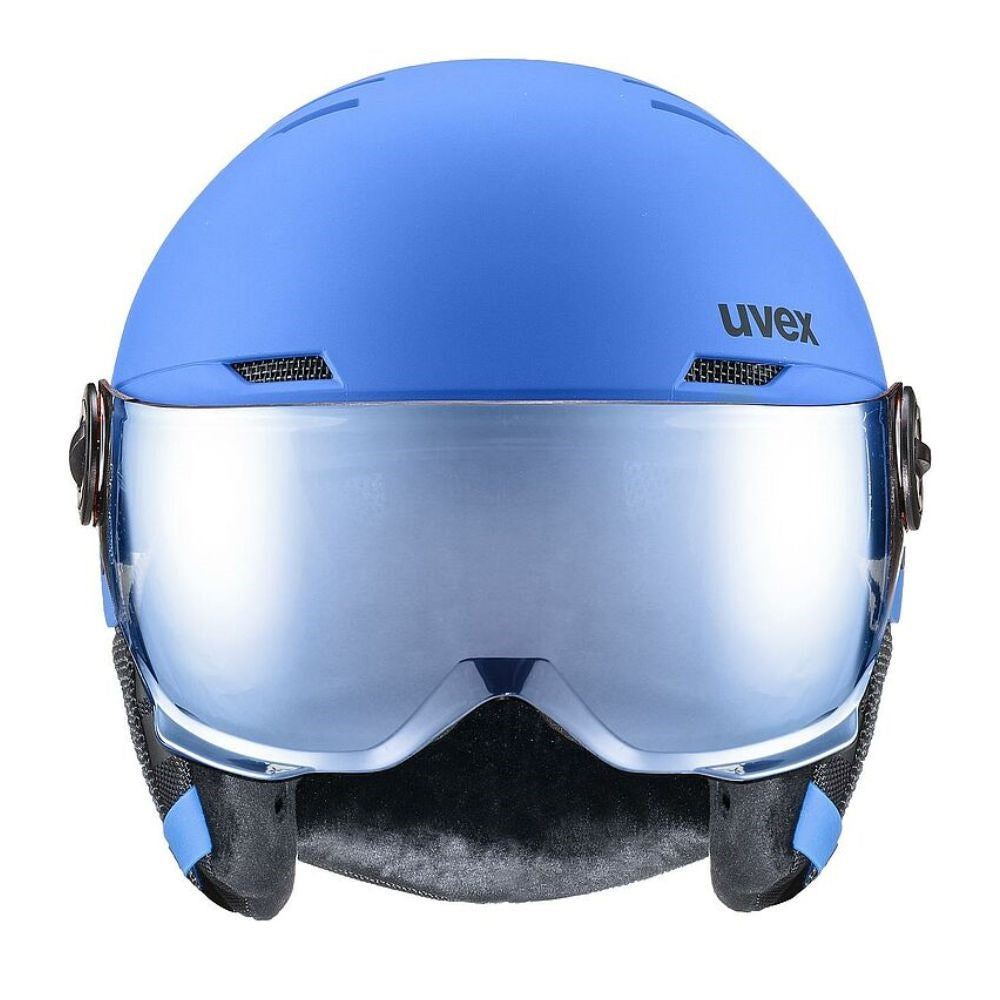 Kids visor ski helmet