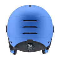UVEX Junior Visor Ski Helmet - Blue Matt 2 sizes