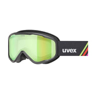 UVEX Speedy Nova FM Kids Ski Goggles S1 - Black Matt / Mirror Green