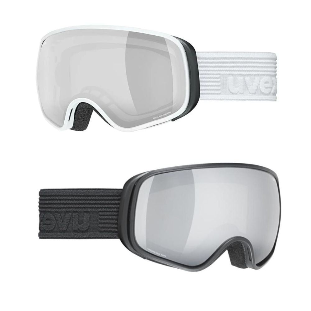 Silver mirror ski goggles sales