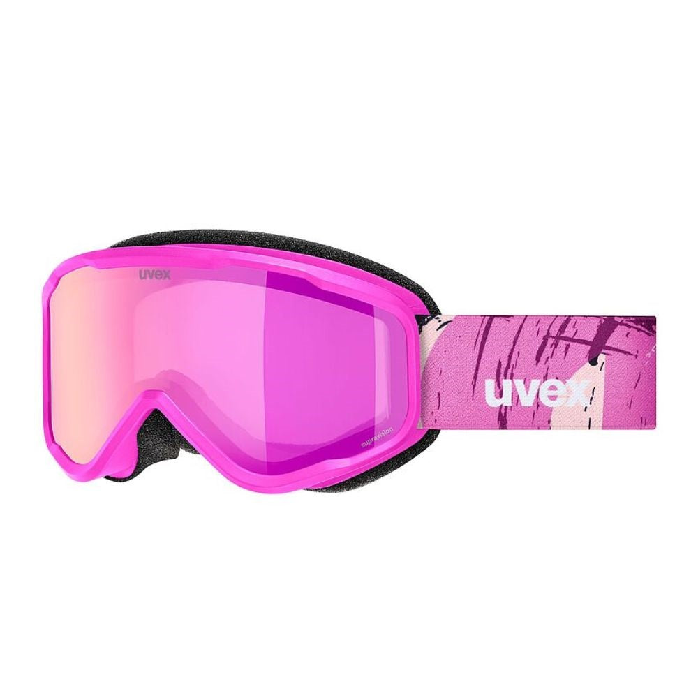UVEX Speedy Nova FM Kids Ski Goggles S2 - Pink Matt / Mirror Pink