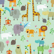 Safari Animals Gift Wrap