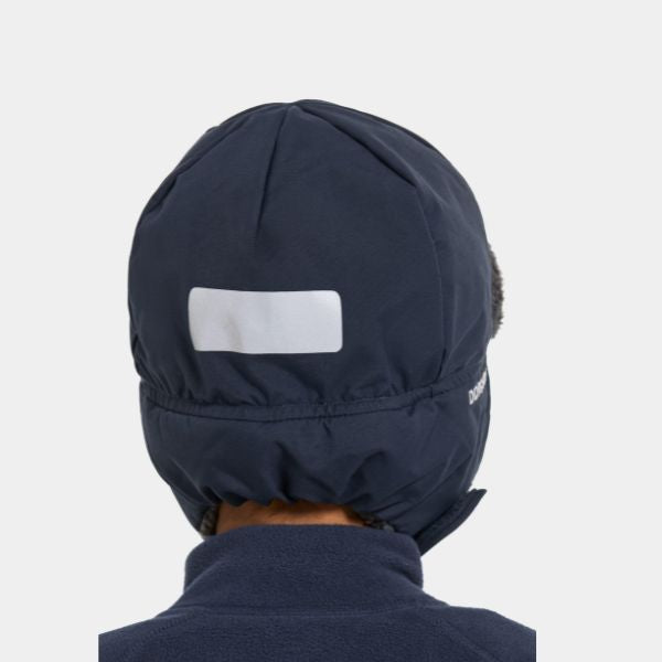 Waterproof, Warm Kids Winter Hat - Biggles Cap 7 - Navy