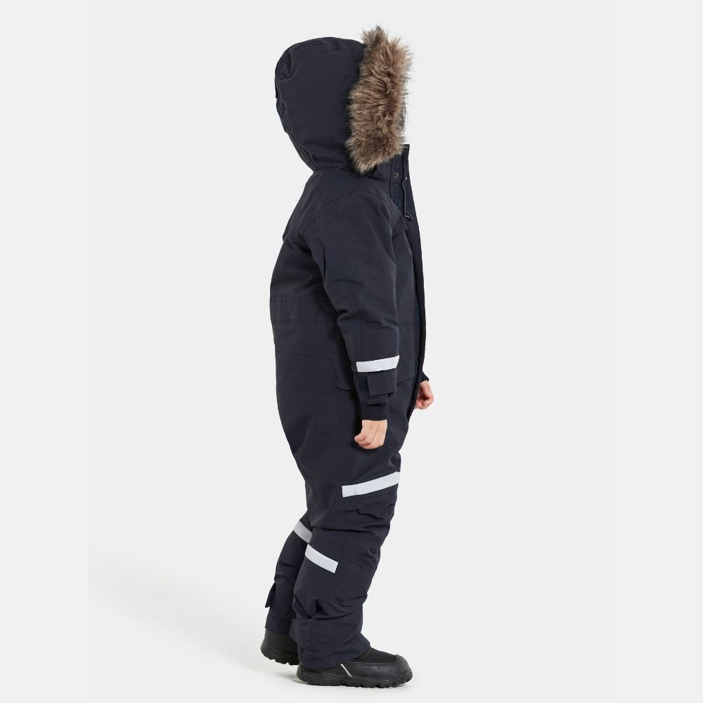 Didriksons Bjarven Kids Ski Suit - Navy