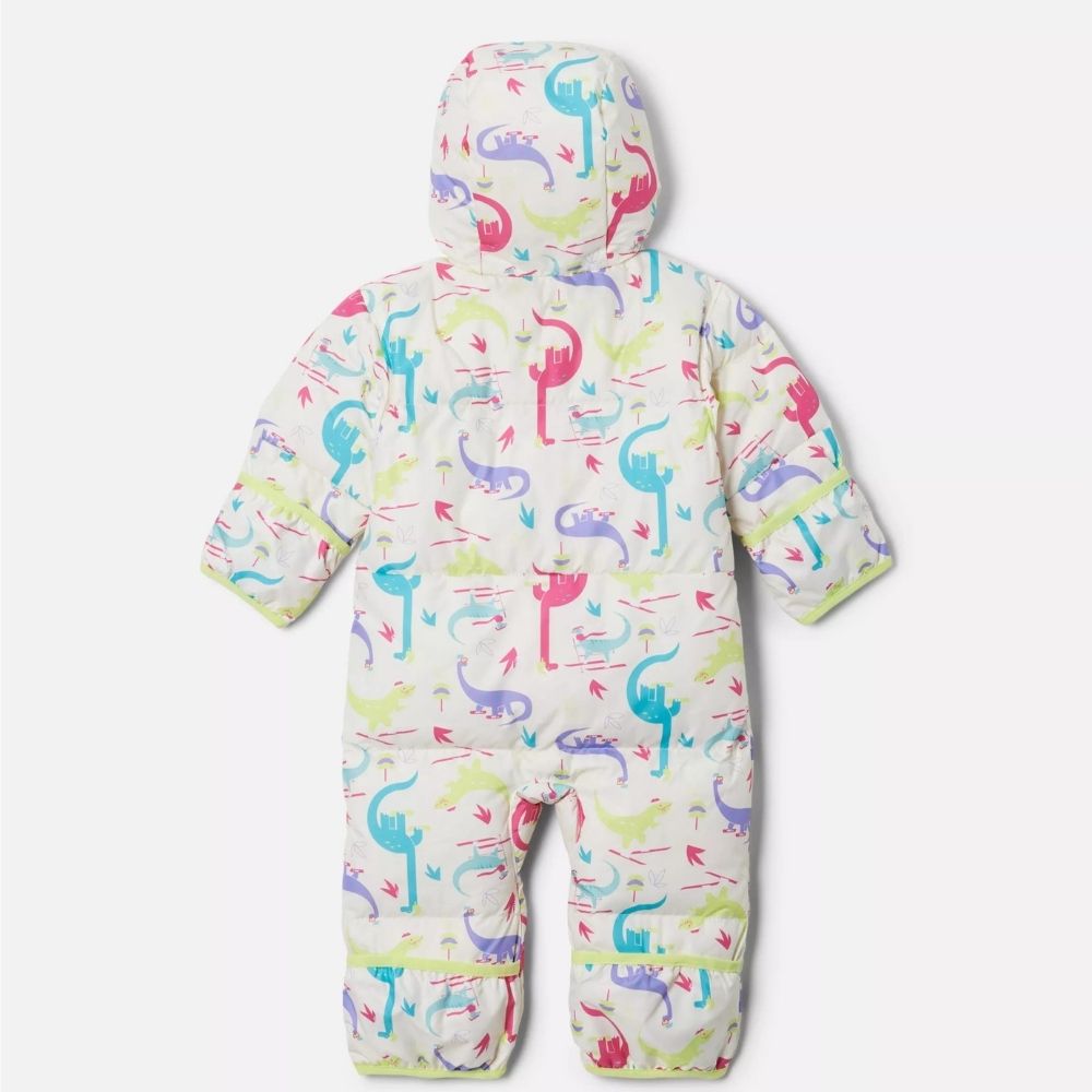 Columbia Snuggly Bunny Baby Snowsuit - Chalk Skisaurus