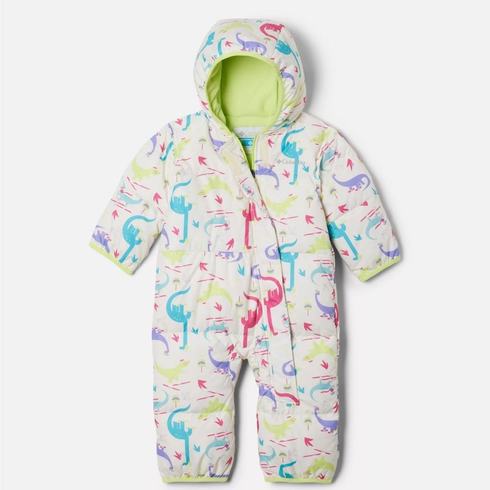 Columbia Snuggly Bunny Baby Snowsuit - Chalk Skisaurus