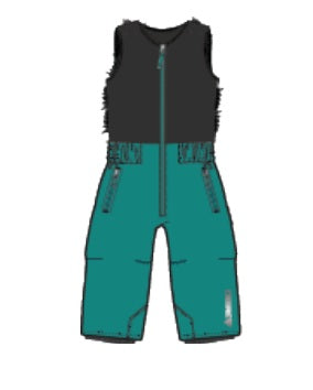 Degre 7 Nuts Kids Bib Ski Pants, Mint