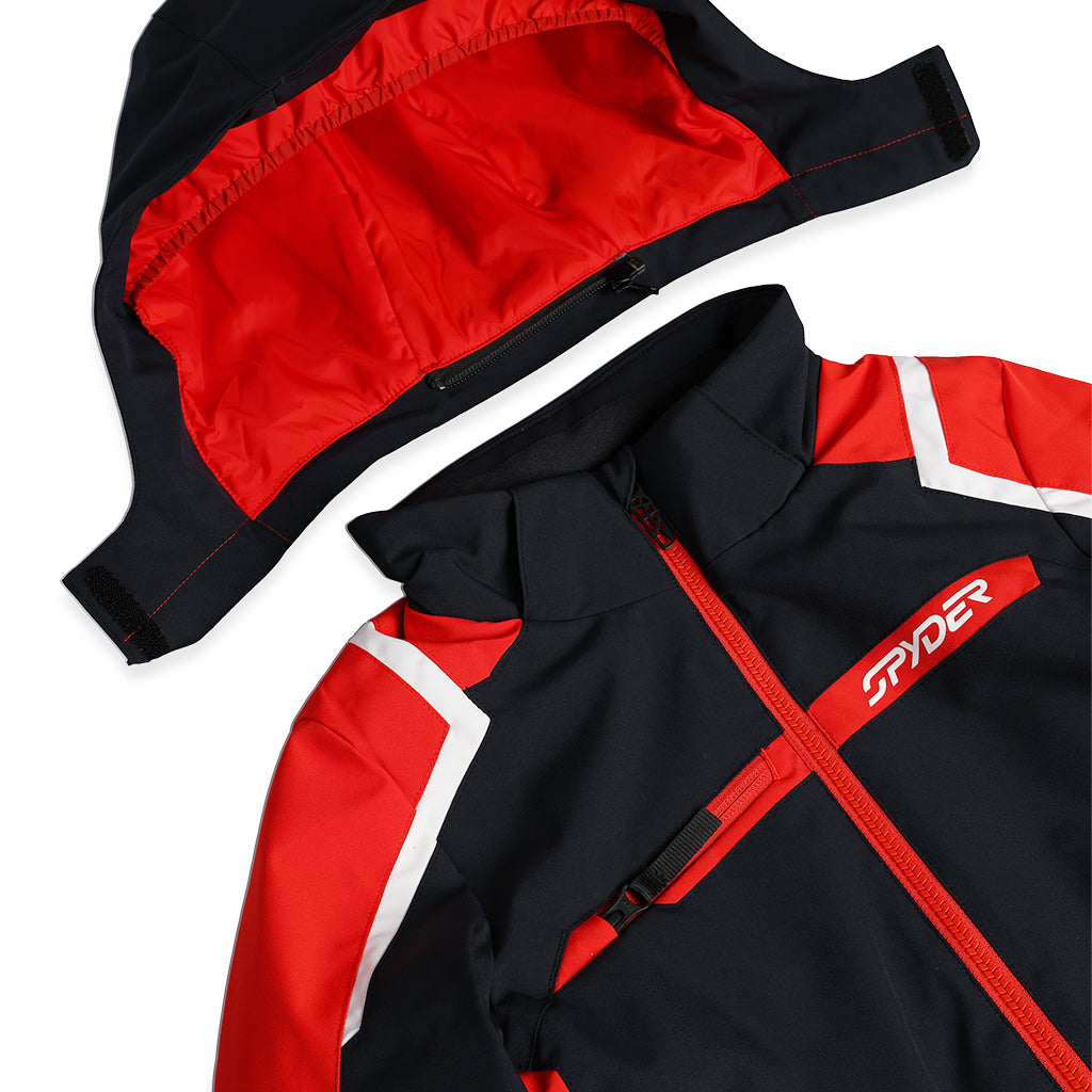 Spyder Challenger Boys Ski Jacket, Black