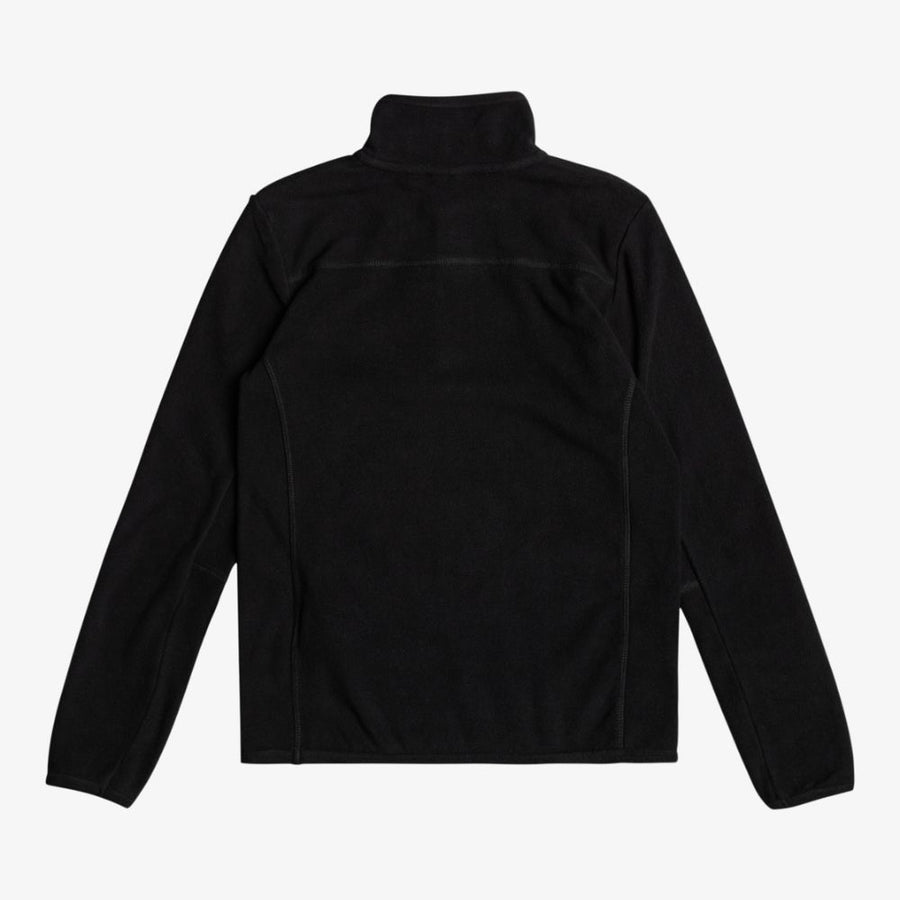 Quiksilver Aker Half Zip Fleece For Boys - Black