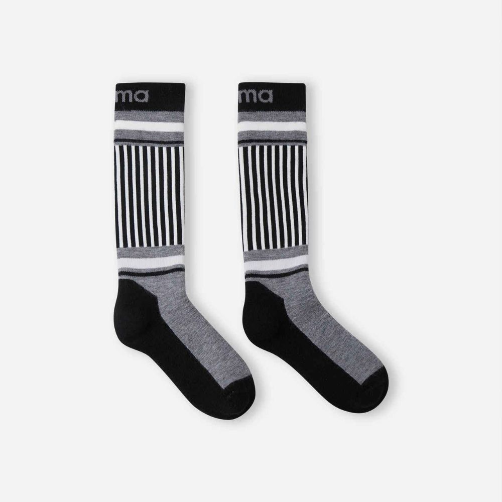 Reima Frotee Kids Ski Socks, Grey