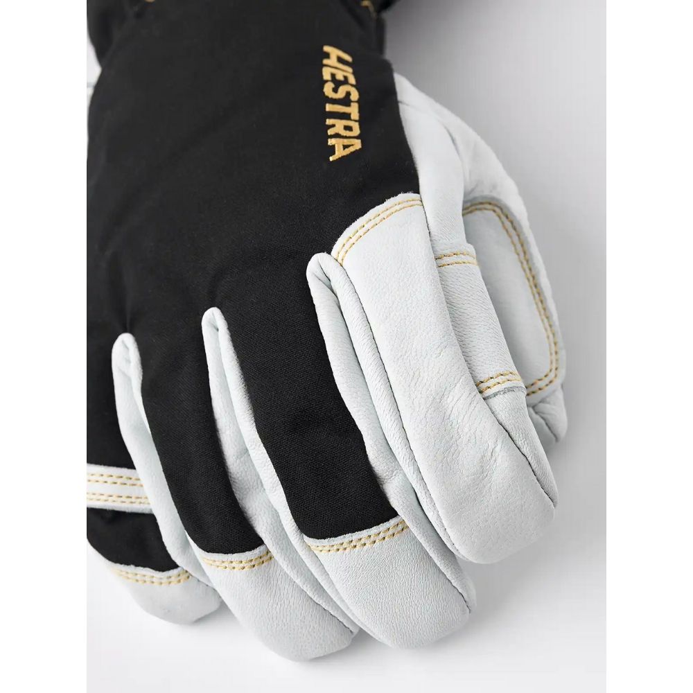 Hestra Army Leather Gore Tex Ski Gloves - Black