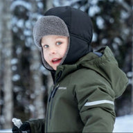Best waterproof, warm Kids WInter Hat For Lapland and Skiing Trips with warm fleece ear flaps
