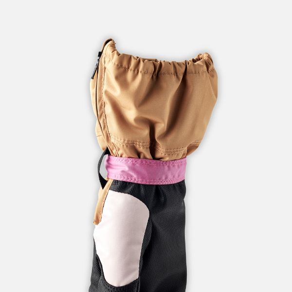 Hestra Baby Zip Kids Ski Mittens - Parfait/Sand