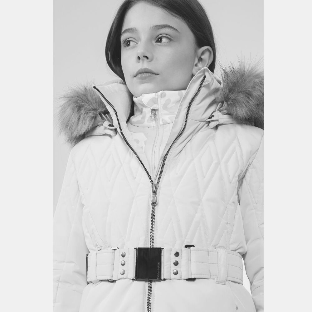 Poivre Blanc Ski Overall with Faux Fur (Little Girls')