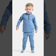 Didriksons Jadis Base Layer Fleece Set - Winter Blue
