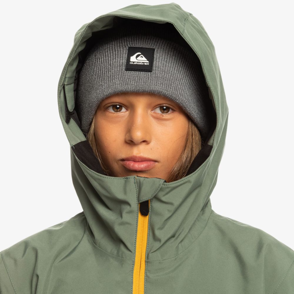 Quiksilver Steeze Boys Ski Jacket Boys Ski Wear Kids Ski Jacket for