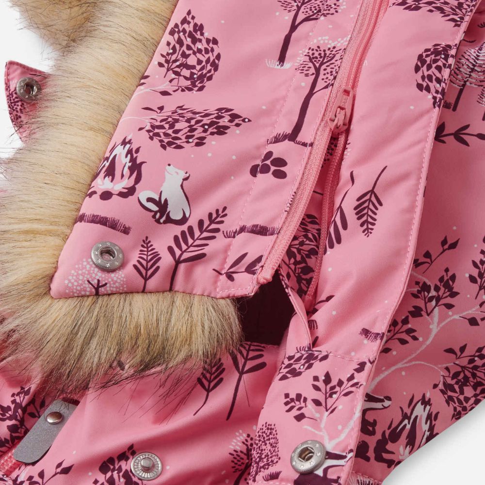 Reima Lappi Baby Snowsuit, Sunset Pink