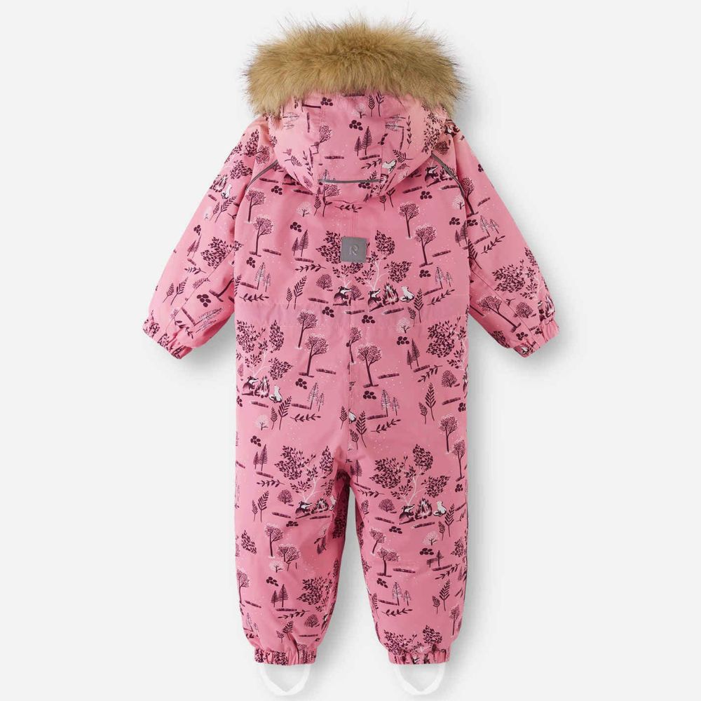 Reima Lappi Baby Snowsuit, Sunset Pink