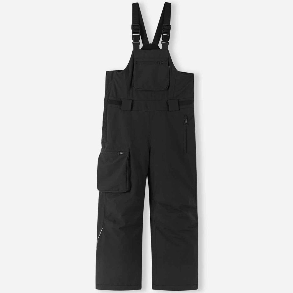 Reima Rehti Kids Bib Ski Pants,  Black