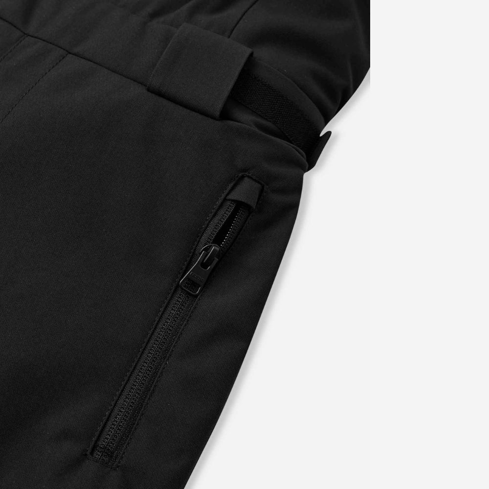 Bib Ski Pants For Kids in Black - for all snowsports