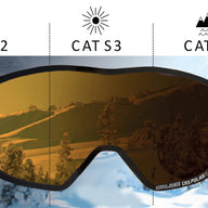 Salice Light Adaptive Kids Ski Goggles (107) 8-12 years 