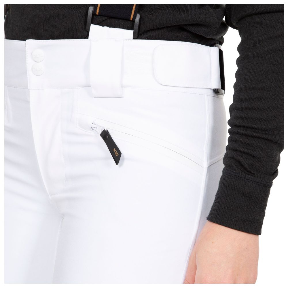 Trespass DLX Sylvia Womens Ski Pants, White Size 16 only