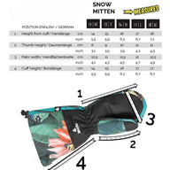 Weedo Space Cosmos Ski Mittens