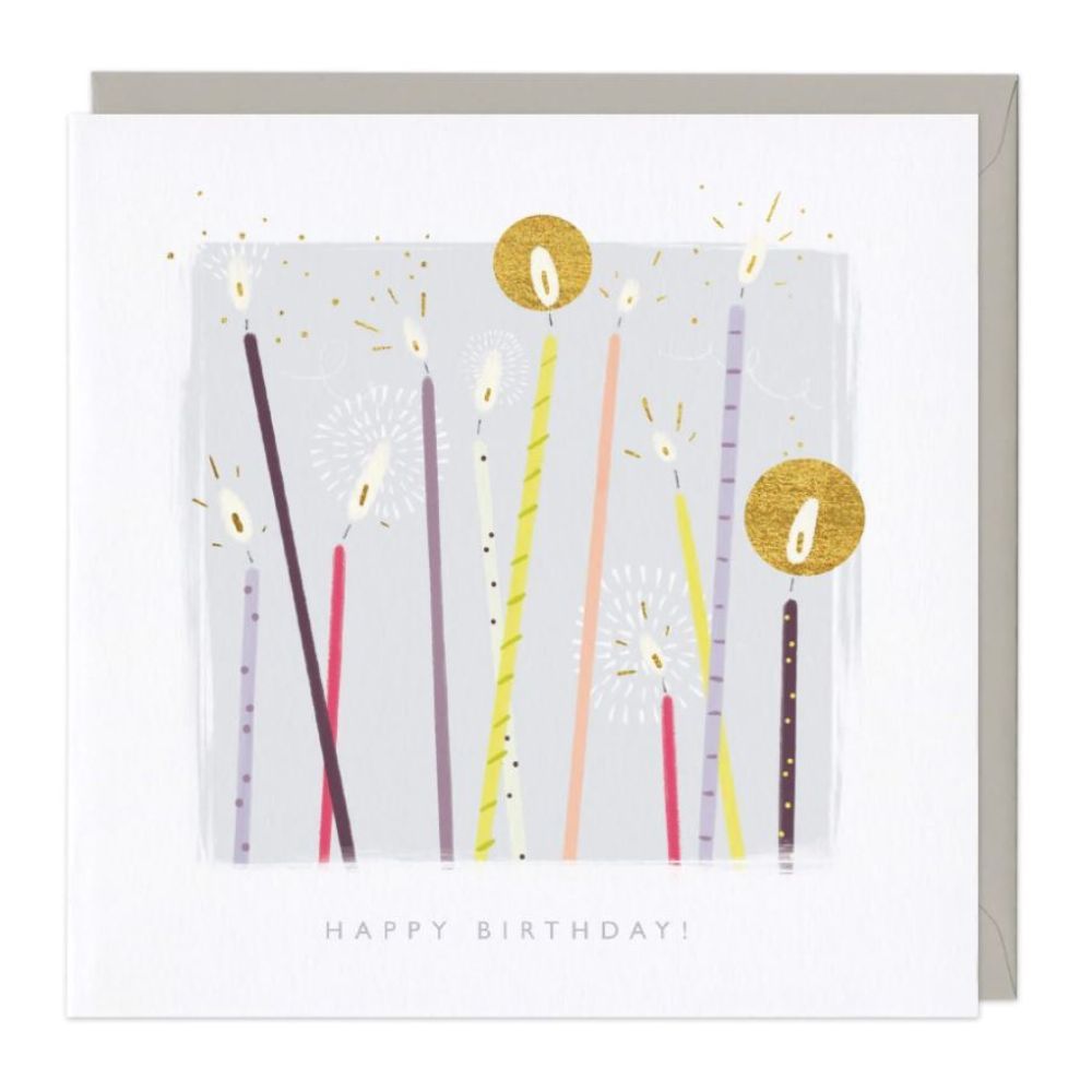 Sparkling Candles Birthday Card