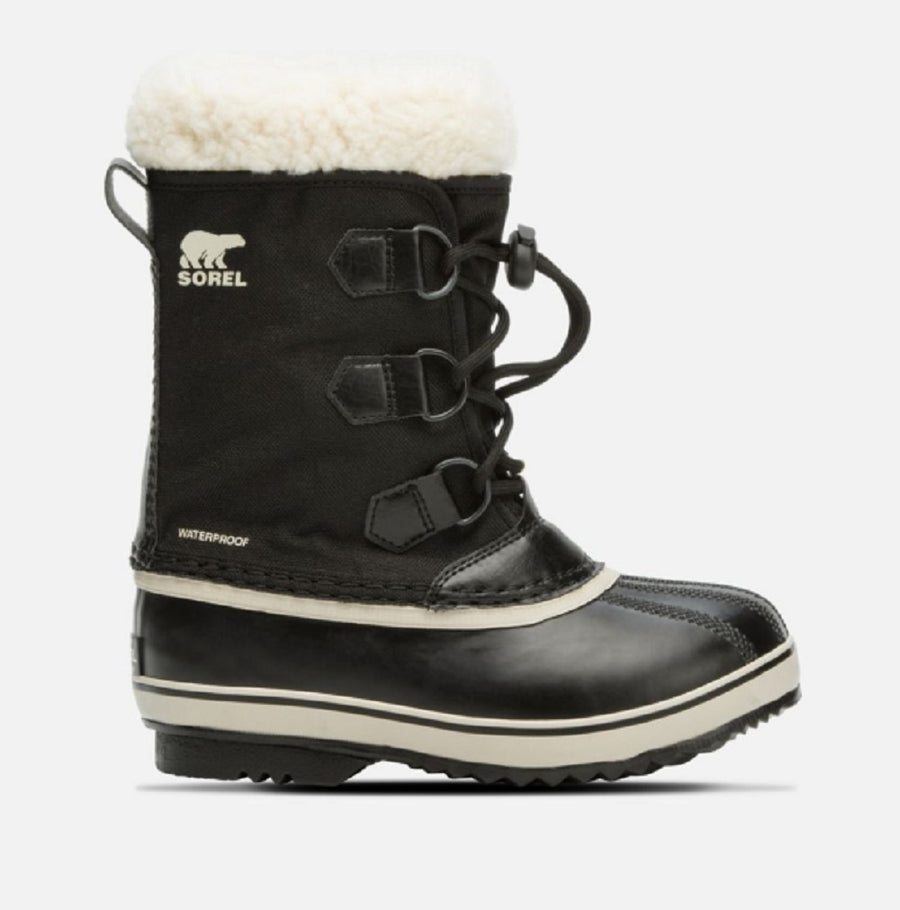 Sorel Yoot Pac Nylon Kids Snow Boots - Black