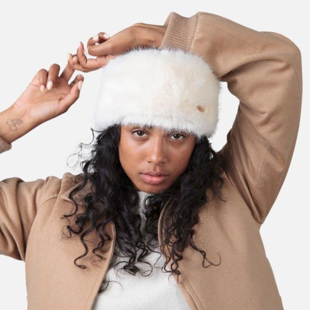 Barts Fur Headband, White
