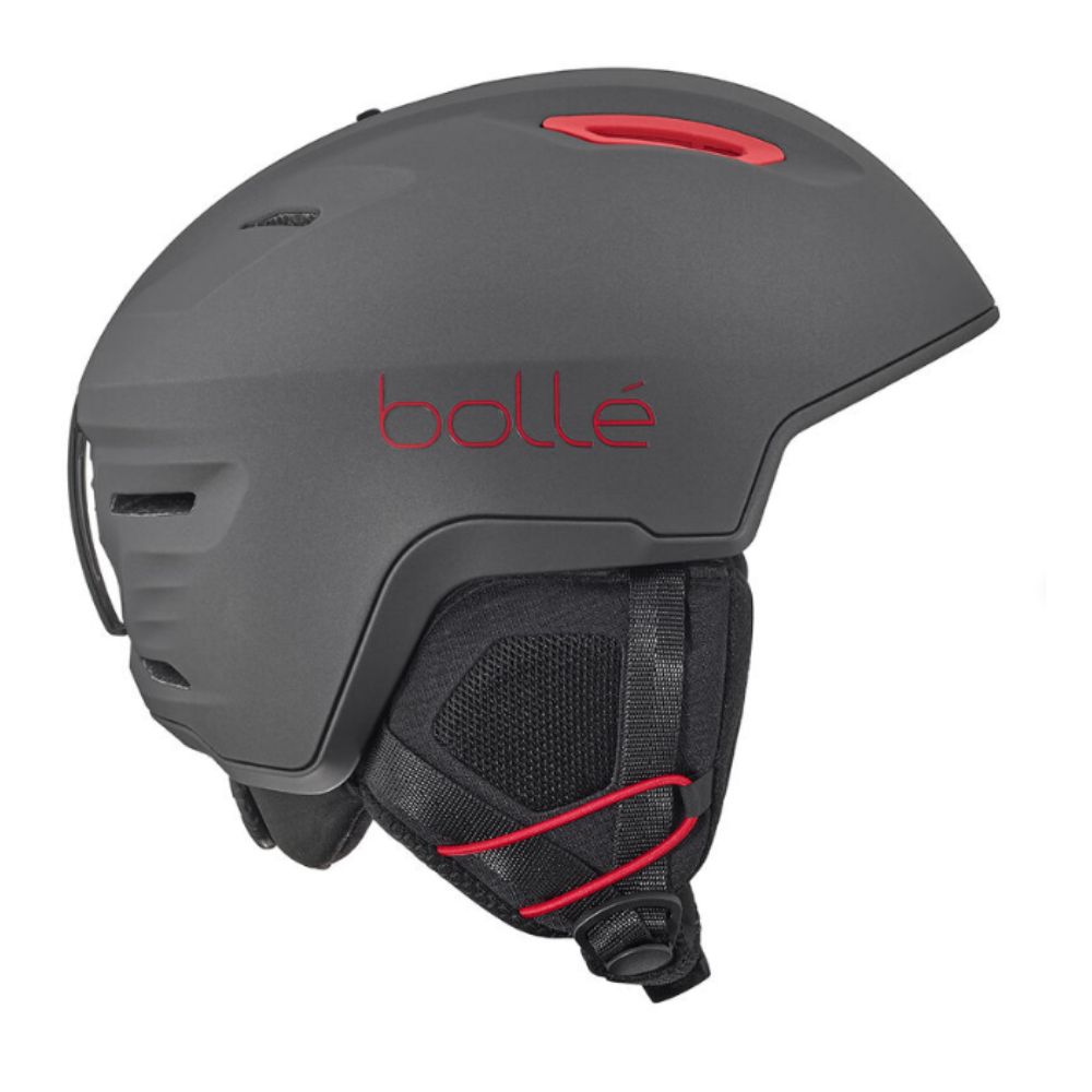 Bolle Ryft Youth Ski Helmet Titanium Red Matte 52 55cm Kids Ski Helmet Bolle Ski Helmet Little Skiers Little Skiers