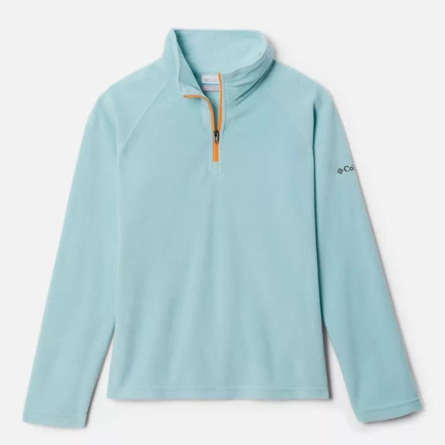 Columbia Glacial Micro Fleece Half Zip - Aqua Haze, Sunset Peach