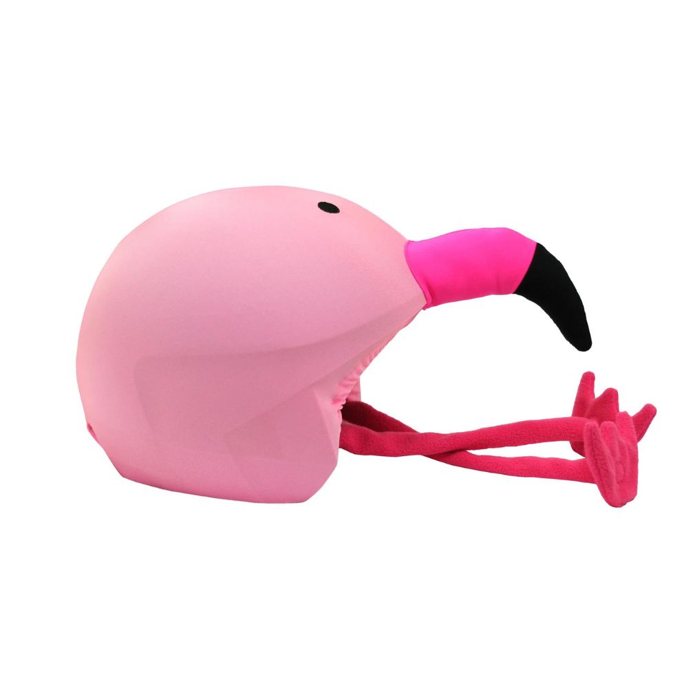 Coolcasc Animal Ski Helmet Cover - Flamingo