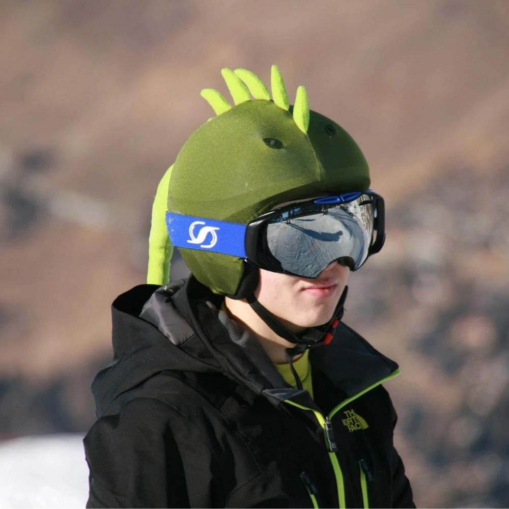 CoolCasc Animals Helmet Cover, Iguana