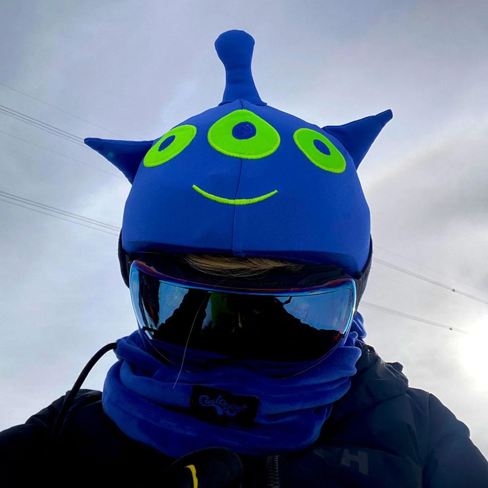 Coolcasc Ski Helmet Cover - Three Eyed Monster
