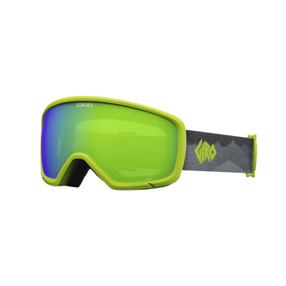 Giro Stomp Youth Ski Goggles, Ano Lime Linticular S2