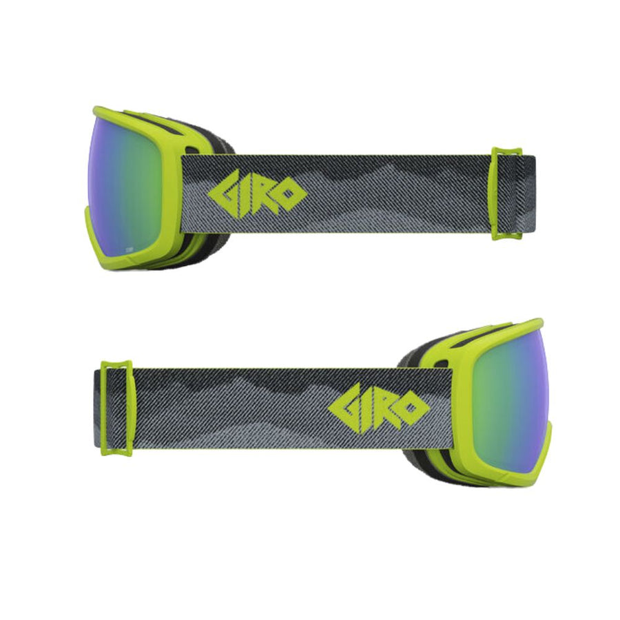 Giro Stomp Youth Ski Goggles, Ano Lime Linticular S2