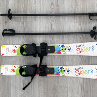 Toddler Skis & Ski Harness Bundle Set - 4 colourways of harness
