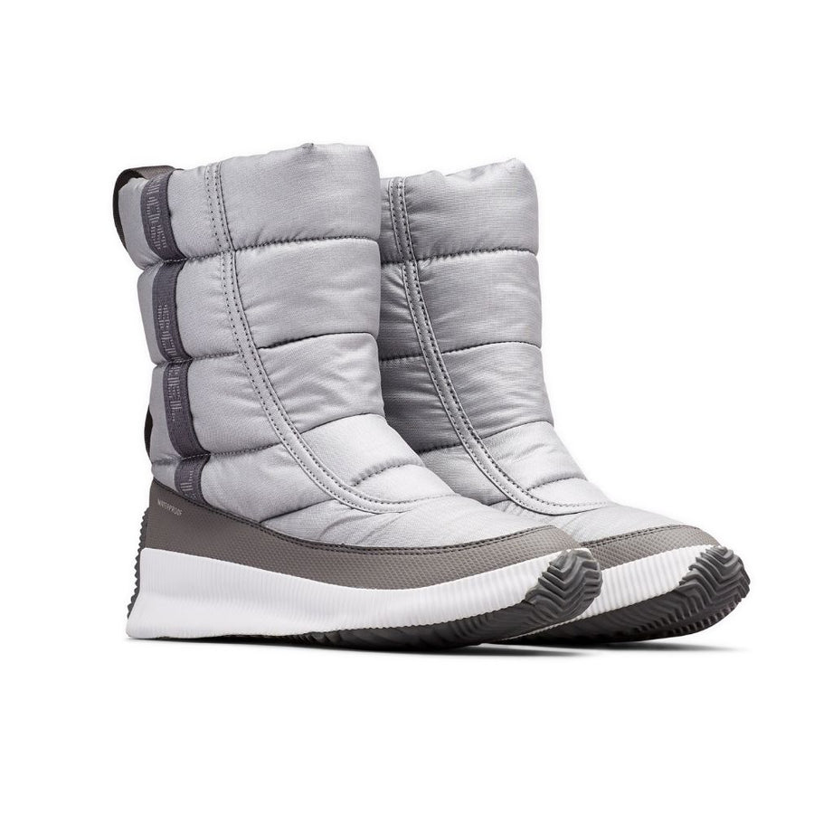 Sorel Out N About Puffy Mid Womens Snow Boots - Silver