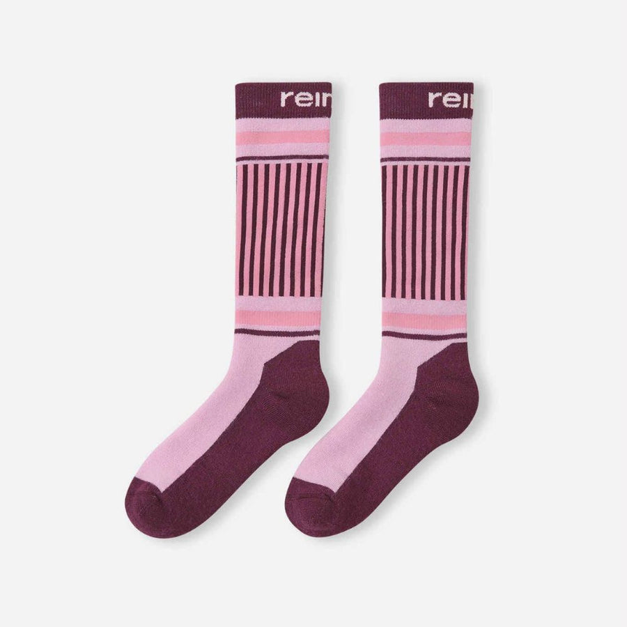 Reima Frotee Kids Ski Socks, Soft Pink
